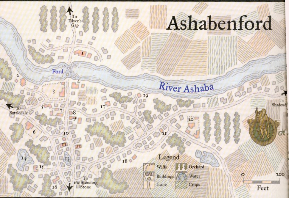 Kart over Ashabenford